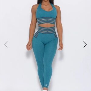 Bombshell  leggings sold as set with matching top 389 as-set